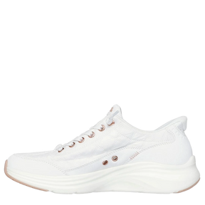 Skechers Slip-Ins Contour Foam Cozy Fit Golden Hour Sneaker Dame Hvid