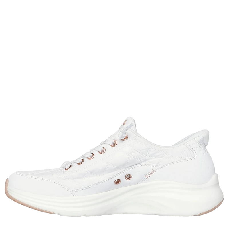 Skechers Slip-Ins Contour Foam Cozy Fit Golden Hour Sneaker Dame Hvid