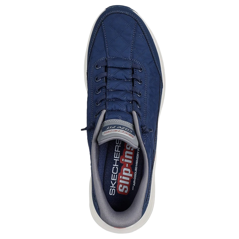 Skechers Slip-Ins COntour Foam Cozy Fit Sneaker Herre Blå