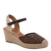 Tamaris 29610-304 Sandal Kilehæl Dame Brun