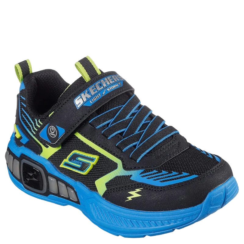 Skechers S-Lights: Light Storm 3.0 Sneaker Blinkesko Børn Blå