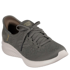 Skechers Martha Stewart Slip-Ins: Ultra Flex 3.0 Back On Track Sneaker Dame Grøn
