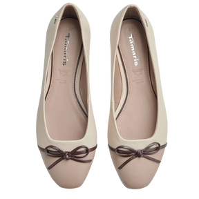 Tamaris 22137-430 Ballerina Dame Beige