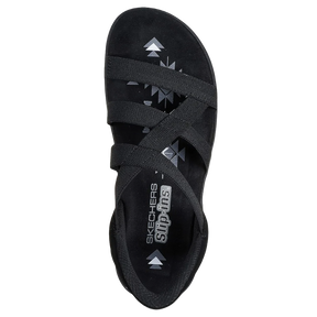 Skechers Slip-Ins: Reggaer Slim Stretch Flex Sandal Dame Sort