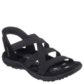 Skechers Slip-Ins: Reggaer Slim Stretch Flex Sandal Dame Sort
