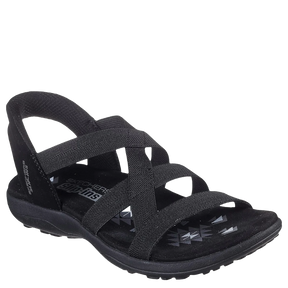 Skechers Slip-Ins: Reggaer Slim Stretch Flex Sandal Dame Sort