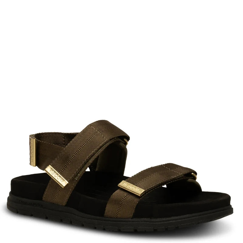 Woden Louisa Dark Olive dame sandal grøn
