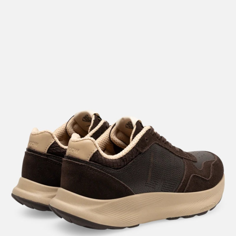 Woden Mathilde Runner Leather Chocolate Sneaker Dame Brun