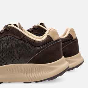 Woden Mathilde Runner Leather Chocolate Sneaker Dame Brun