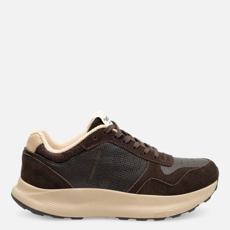 Woden Mathilde Runner Leather Chocolate Sneaker Dame Brun