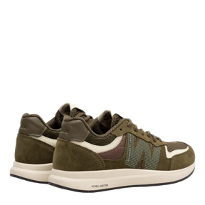 Woden Rigmor Open Mesh Dark Olive Sneaker Dame Grøn