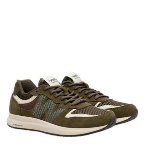 Woden Rigmor Open Mesh Dark Olive Sneaker Dame Grøn