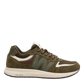 Woden Rigmor Open Mesh Dark Olive Sneaker Dame Grøn