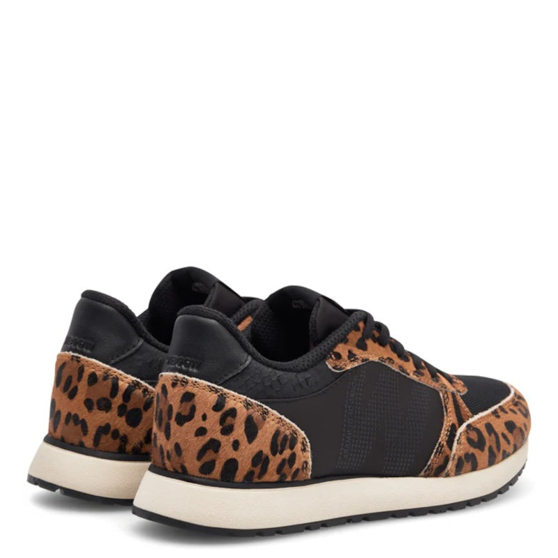 Woden Ronja Cowhair Leopard Sneaker Dame Dyreprint