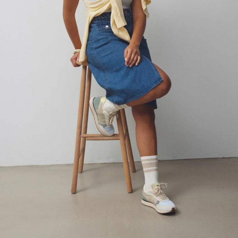 Woden Ronja Wax Multi Sneaker Dame Multi