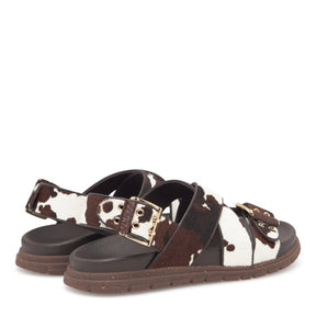 Woden Tea Animal Cow Sandal Dame Dyreprint