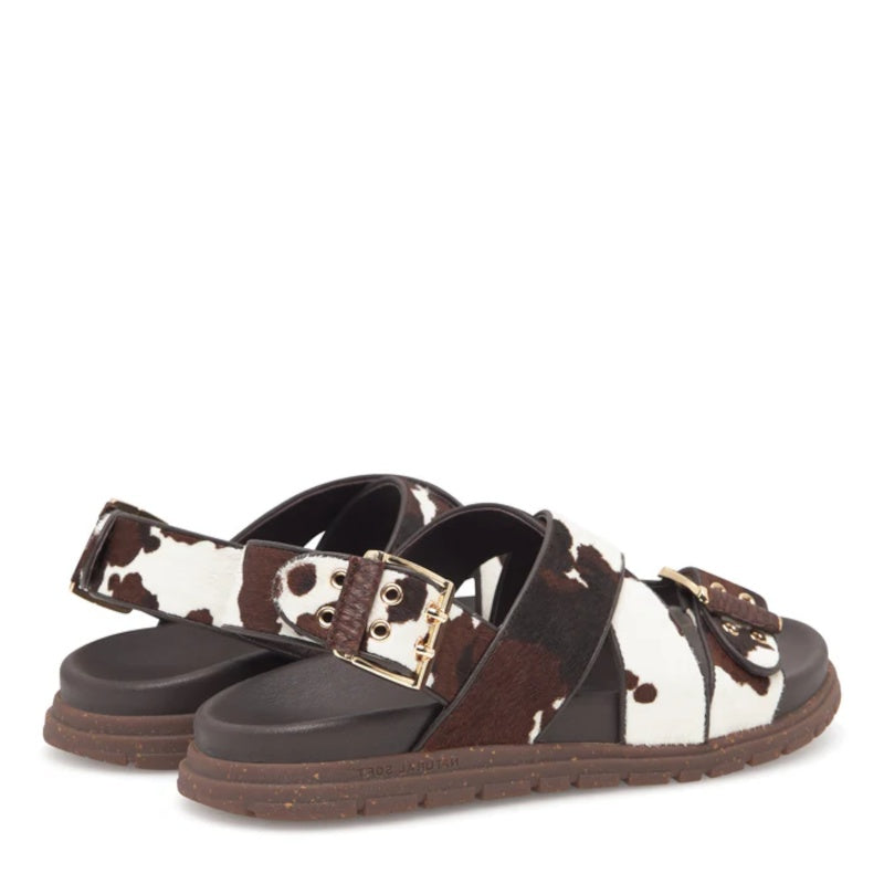 Woden Tea Animal Cow Sandal Dame Dyreprint