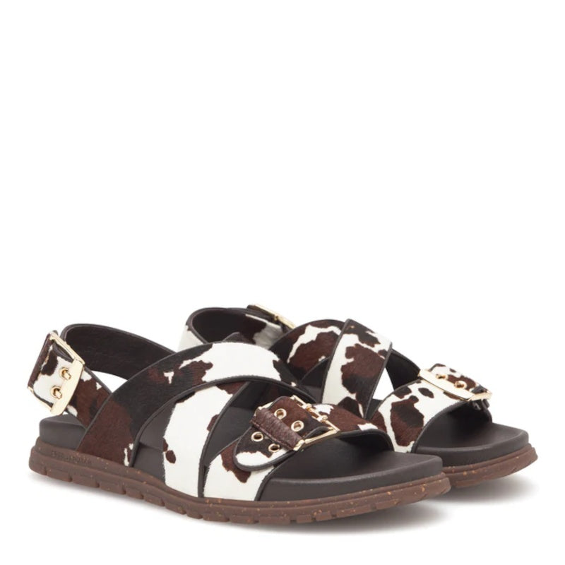 Woden Tea Animal Cow Sandal Dame Dyreprint