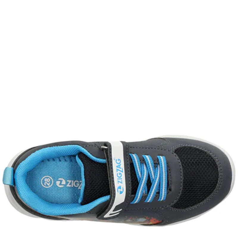 Zigzag Siero Sneaker Blinkesko Børn Blå