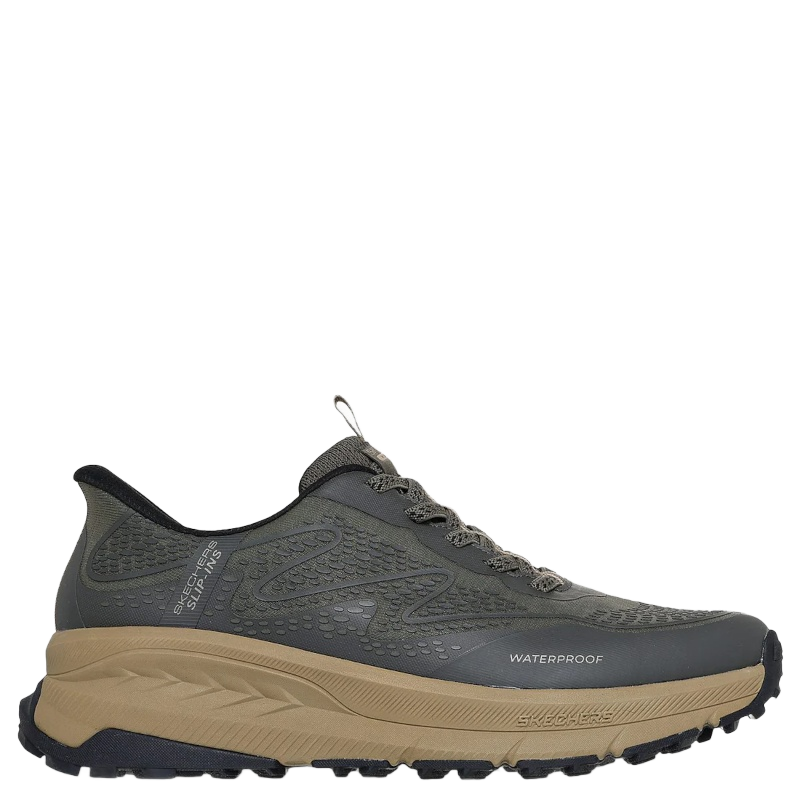 Skechers Slip-Ins: Switch Back - Welch Creek Waterproof Sneaker Herre Grøn