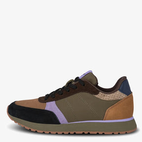 Woden Ronja Dark Olive/Orchid Sneaker Dame Multi