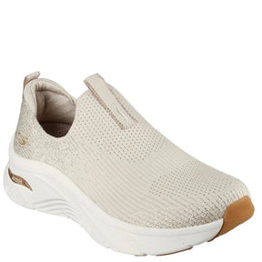 BEIGE/GLIMMER RELAXED FIT: ARCH FIT D'LUX - GLIMMER DUST - Peti Sko - SKECHERS