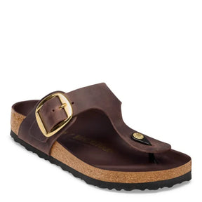 Birkenstock Gizeh Big Buckle Habana Sandal Smutter Dame Brun
