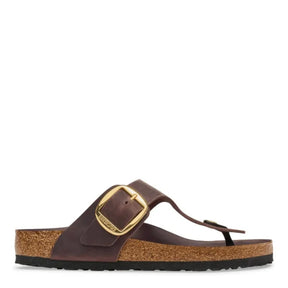 Birkenstock Gizeh Big Buckle Habana Sandal Smutter Dame Brun