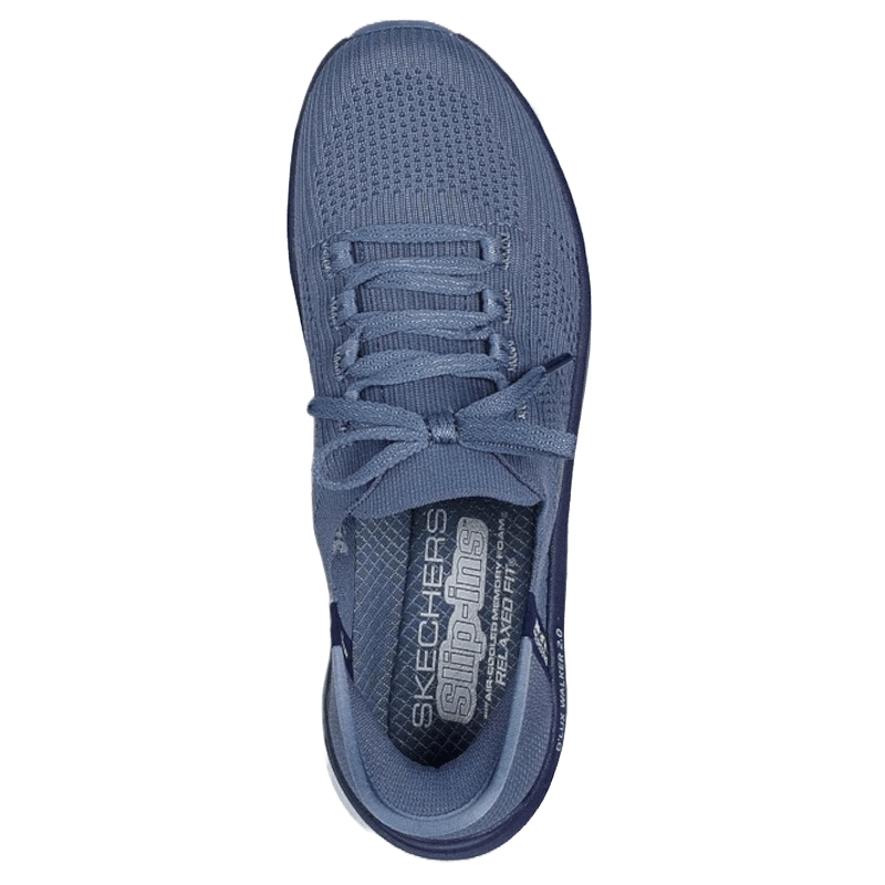 BLÅ RELAXED FIT: SLIP - INS D'LUX WALKER 2.0 - THRILL MOVEMENT - Peti Sko - SKECHERS