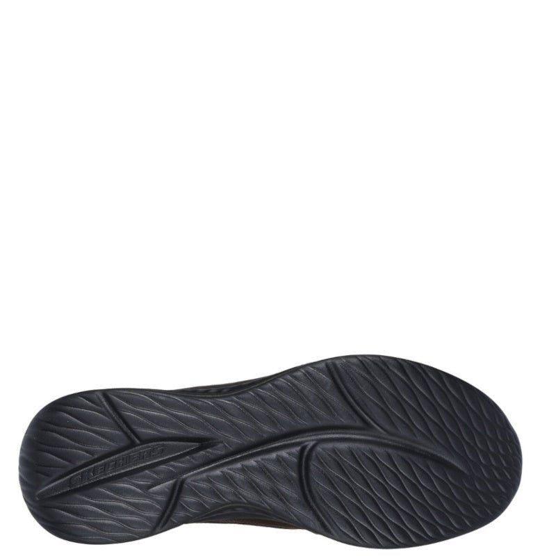 BRUN RELAXED FIT: SLIP - INS: SLADE COOPER - Peti Sko - SKECHERS