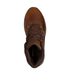 BRUN SLIP:INS RELAXED FIT MEROE - PIKEMAN WATERPROOF STØVLE - Peti Sko - SKECHERS