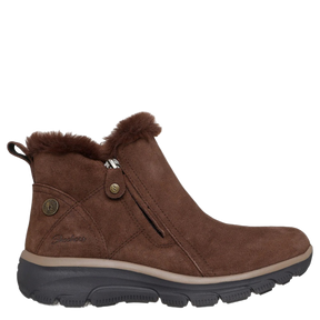 Skechers Easy Going High Zip 2 Waterproof Støvle Dame Brun