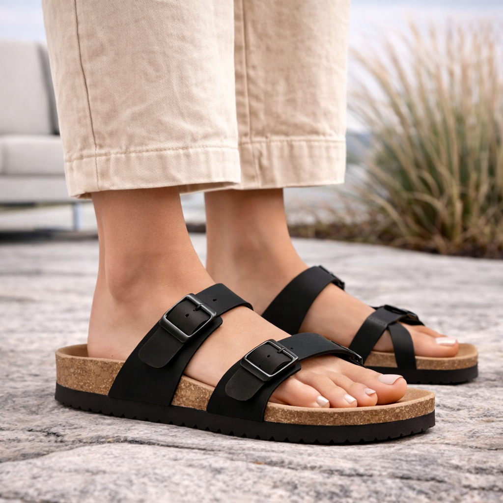 CPH Comfort 20350 Sandal Smutter Dame Sort