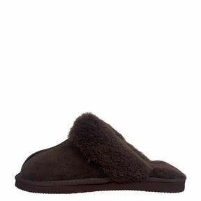 CHP Comfort 1016 Slip Wool Hjemmesko Dame Brun