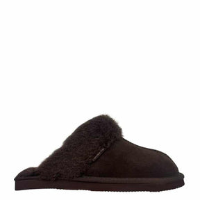 CHP Comfort 1016 Slip Wool Hjemmesko Dame Brun