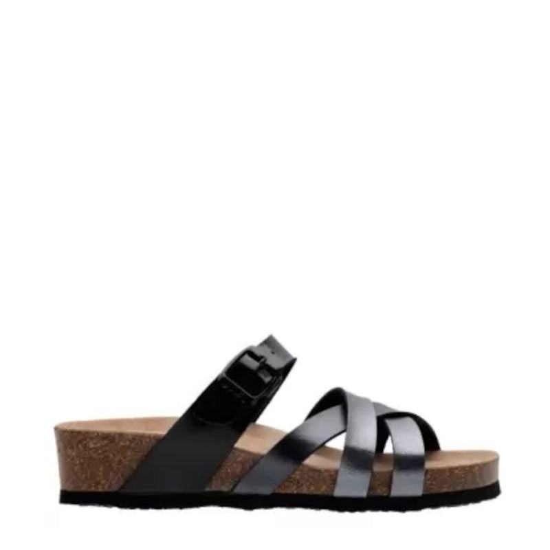 Ara smutter sandal dame sort sølv