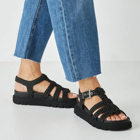 Tamaris 28402-001 Sandal Dame Sort