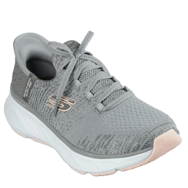 GRÅ RELAXED FIT: SLIP - INS: EDGERIDE - IMPRESSION - Peti Sko - SKECHERS