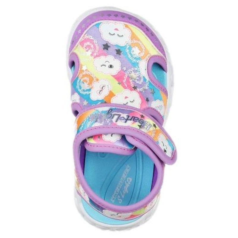 LILLA HEART LIGHTS SANDALS - CUTIE CLOUDS - Peti Sko - SKECHERS