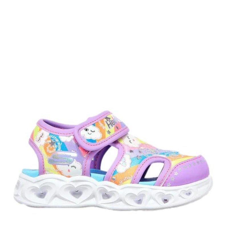 LILLA HEART LIGHTS SANDALS - CUTIE CLOUDS - Peti Sko - SKECHERS