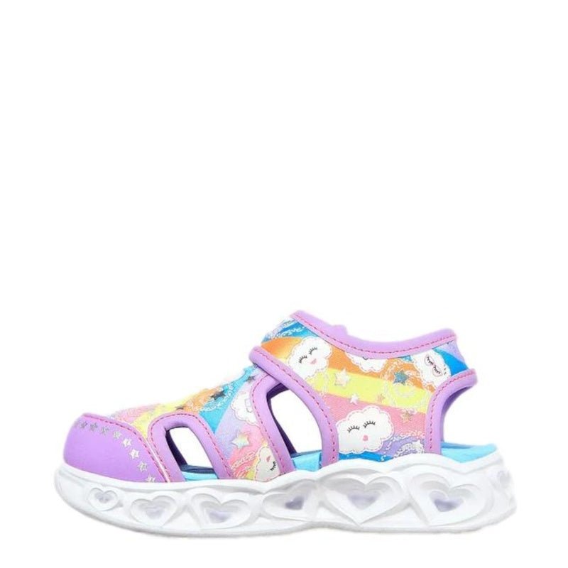 LILLA HEART LIGHTS SANDALS - CUTIE CLOUDS - Peti Sko - SKECHERS