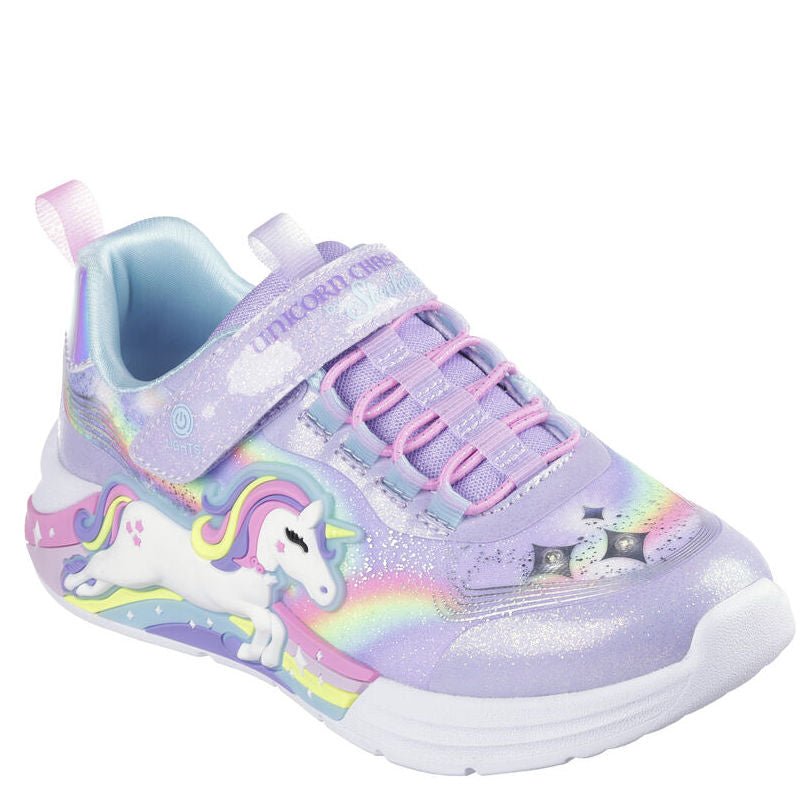 LILLA S - LIGHTS: UNICORN CHASER BLINKESKO - Peti Sko - SKECHERS