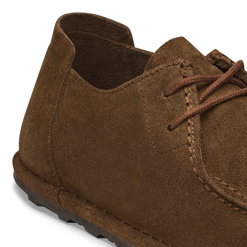 Birkenstock Utti Lace Suede Carafe Dame Sko Brun (Smal)