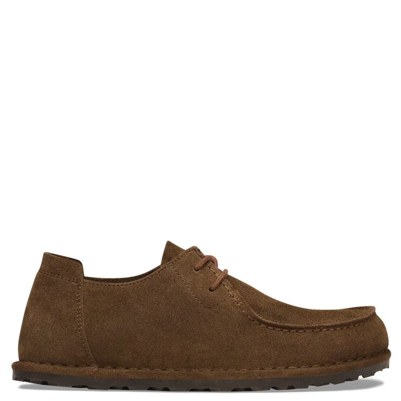 Birkenstock Utti Lace Suede Carafe Dame Sko Brun (Smal)