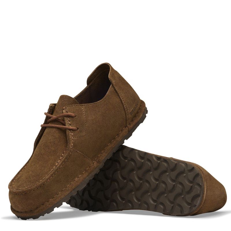 Birkenstock Utti Lace Suede Carafe Dame Sko Brun (Smal)