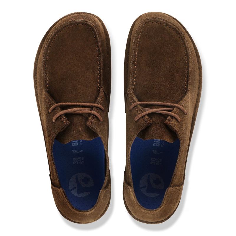 Birkenstock Utti Lace Suede Carafe Dame Sko Brun (Smal)