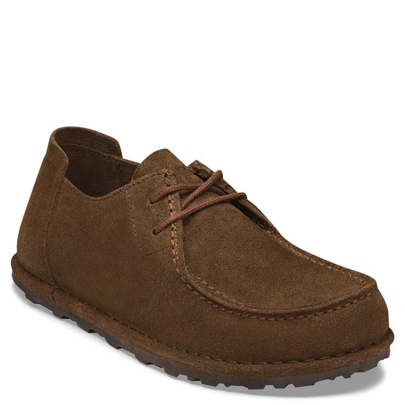 Birkenstock Utti Lace Suede Carafe Dame Sko Brun (Smal)