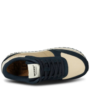 NAVY MULTI RONJA PLATEAU SNEAKER - Peti Sko - WODEN