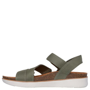 Skechers Lifted Comfort sandal dame grøn