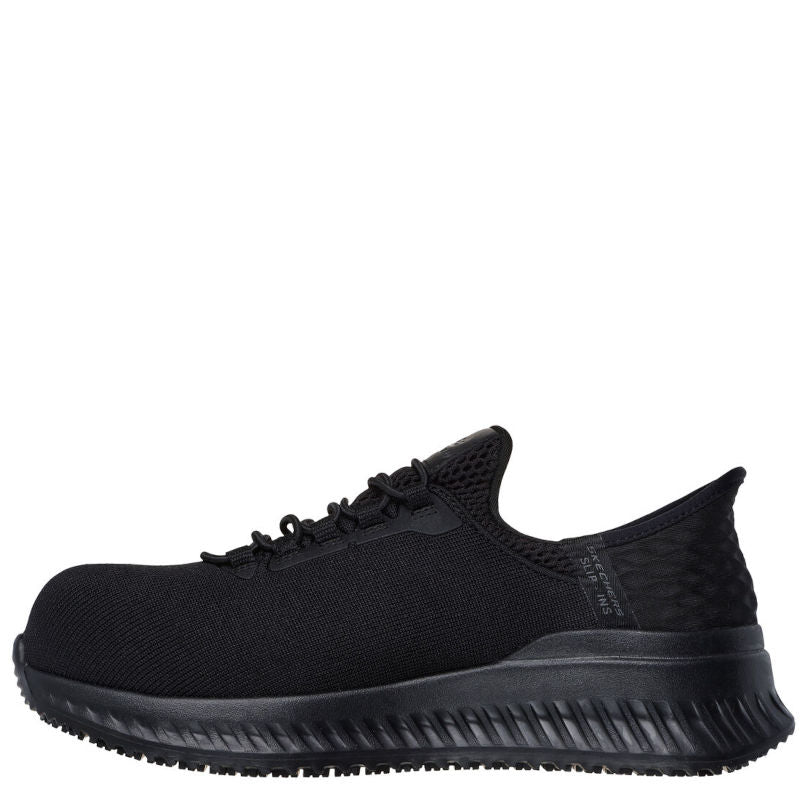 Skechers Slip-ins Work Tilido - Fletchit sikkerhedssko dame sort